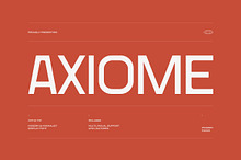 Axiome - Minimal Geometric Typeface