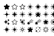 Hand Drawn Star and Sparkles Doodles, an Object Graphic by zahidhossainalif (Thumbnail 2 of 13)