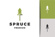 Spruce Tree Minimal Logo Design, a Branding & Logo Template by mesuka (Thumbnail 2 of 2)