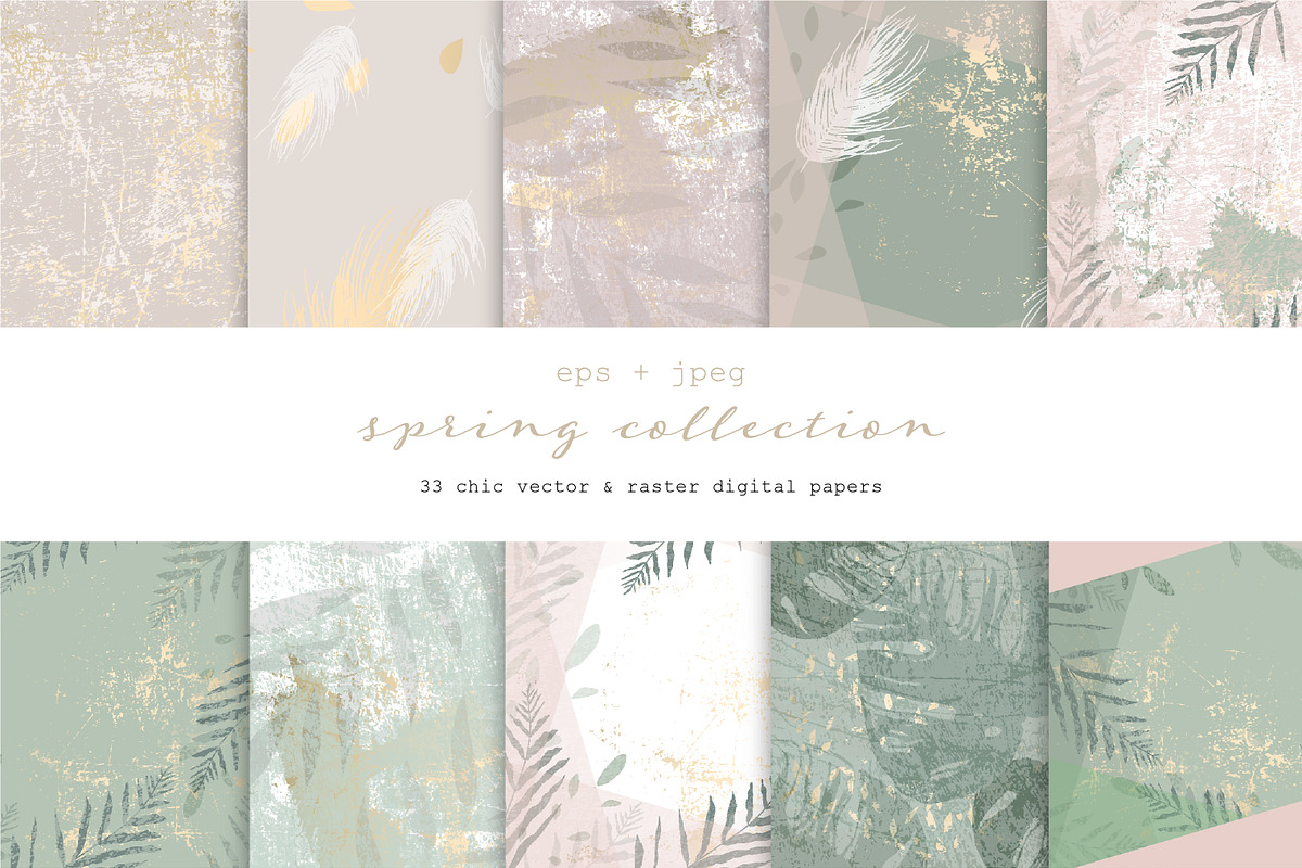 4 FLORAL SEASONS BUNDLE, a Texture Graphic by Anna Sokol (Photo 38 of 55)
