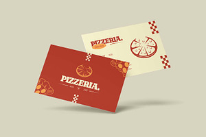 Pizzeria - Business Card, a Business Card Template by VUNIRA