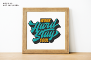 Work Hard Stay Cool Typography, an Illustration by Hendra Pratama (Thumbnail 3 of 3)
