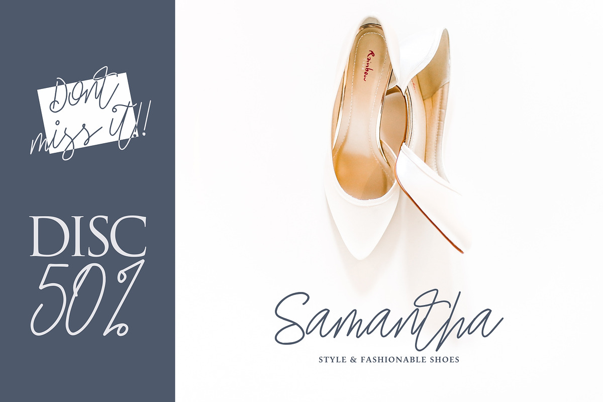 Ellaine Monoline Signature Font preview 7