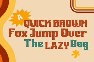 BHEKOF Groovy Retro Font