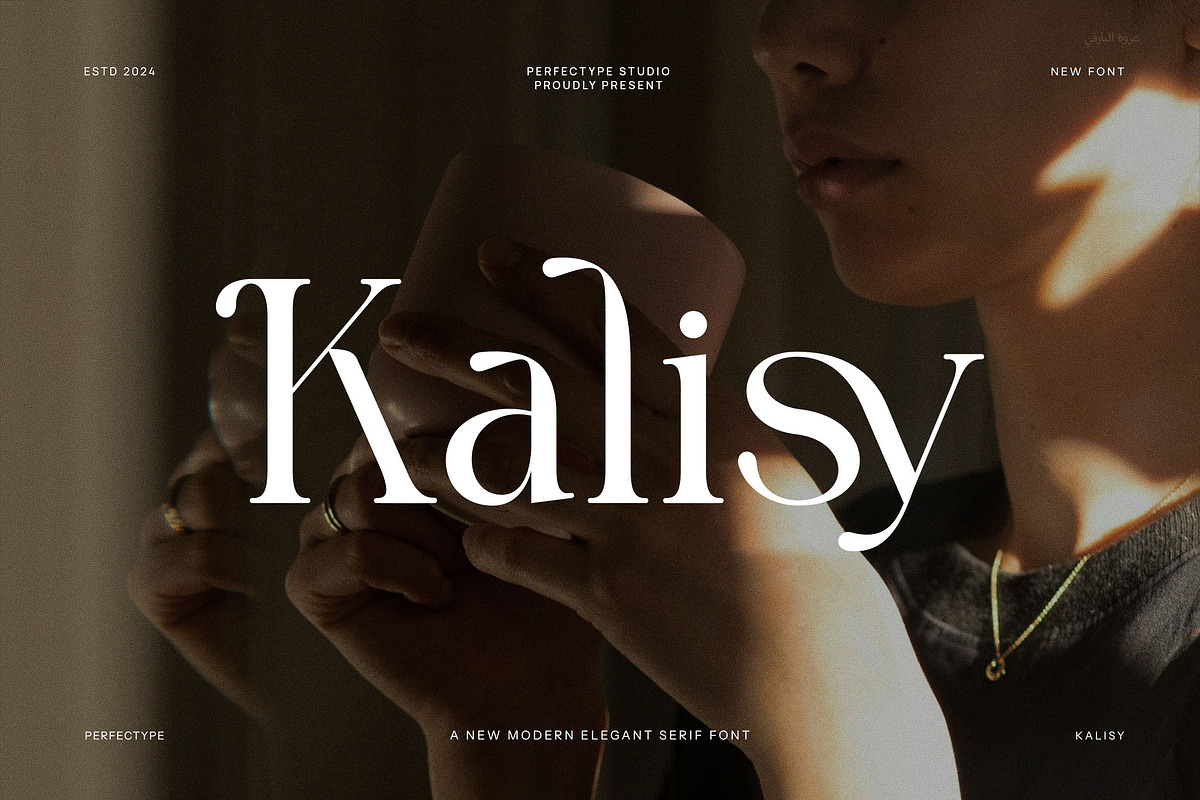 Kalisy Modern Serif Font, a Serif Font by Perfectype (Photo 1 of 8)