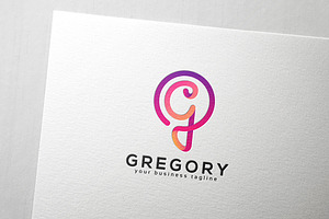 Gregory Letter G Logo, a Branding & Logo Template by Slim Studio