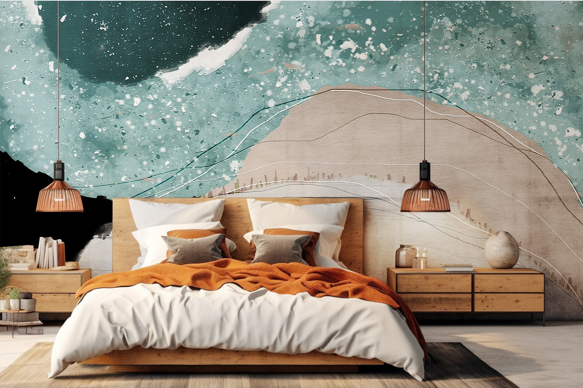 Various styles of wallpaper graphics, a Wallpaper Graphic by Muzi pear studio (Photo 10 of 12)
