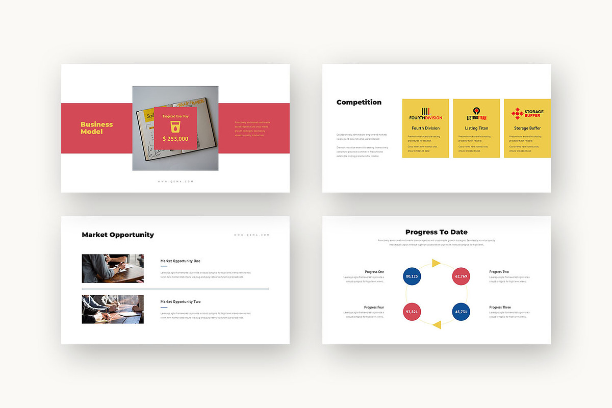 Qema : Startup Plan Google Slides, a Presentation Template by Punkl Camp (Photo 6 of 16)