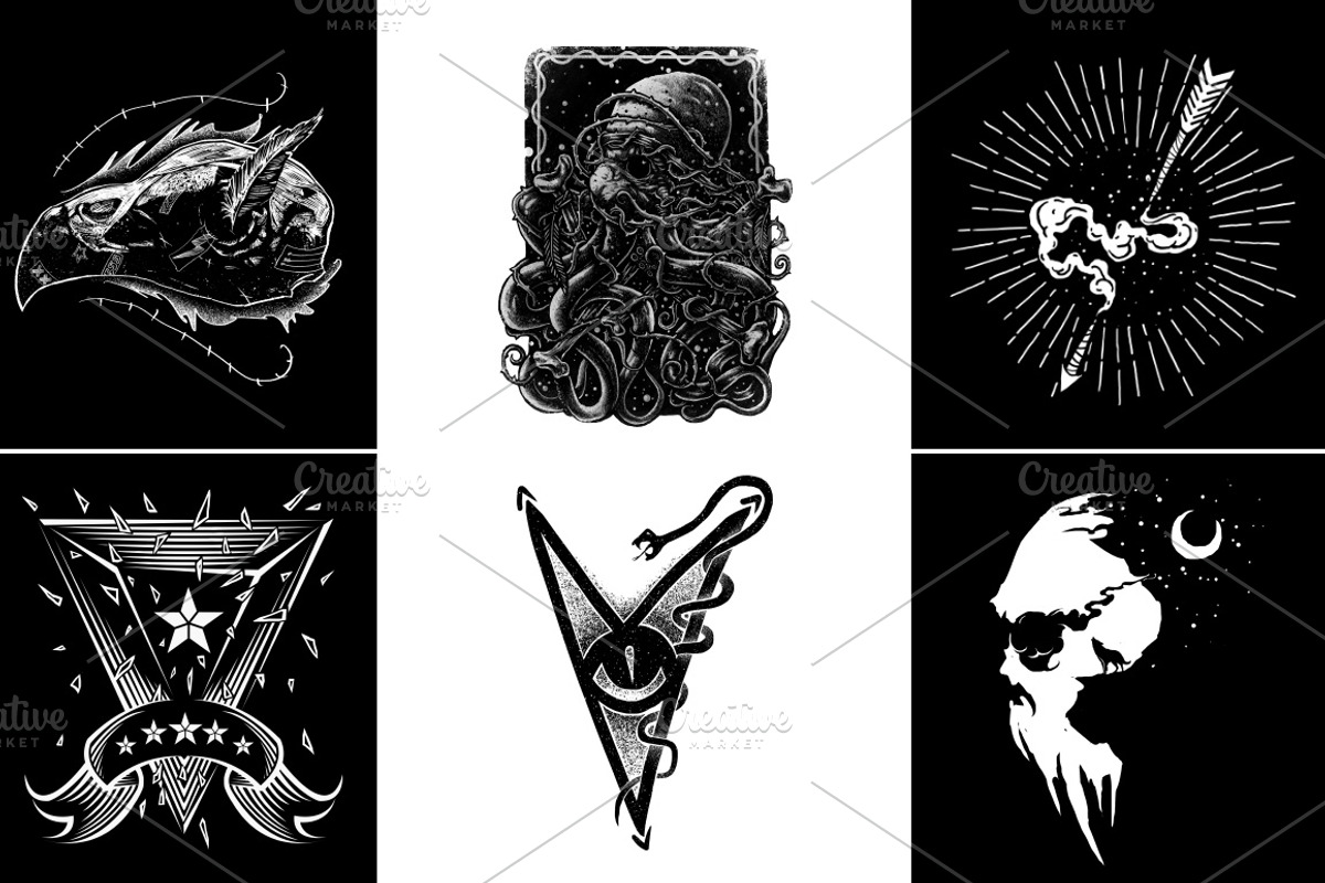 100 T-Shirt Designs Super Collection, an Animal Illustration by Design by sebrodbrick (Photo 22 of 35)