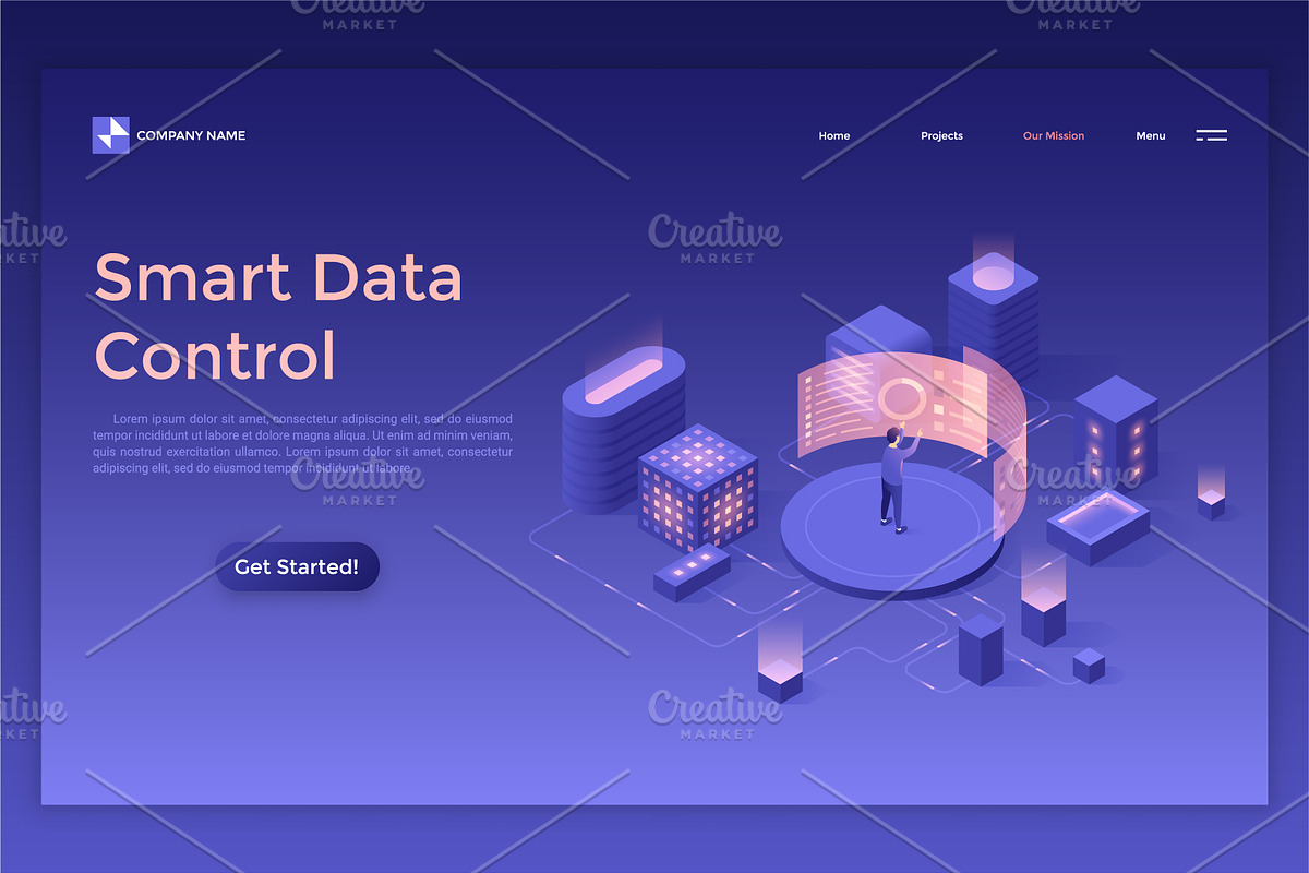 Isometric Solutions Mini. Part 23, a Person Illustration by Andrew Kras Design (Photo 10 of 13)