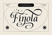 Dh Finola - 7 Elegant Serif Fonts, a Serif Font by Dharmas Foundry (Thumbnail 1 of 14)