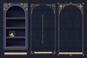 Nocturne Nouveau Branding Kit, a Decorative Illustration by Polar Vectors (Thumbnail 5 of 20)