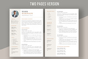 Professional CV template/ resume, a Resume Template by aivos (Thumbnail 3 of 7)