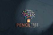 Pencil Tree Logo, a Branding & Logo Template by Josuf Media (Thumbnail 2 of 6)