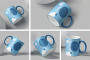 Ceramic Mug Mockups, a Cups & Container Mockup by megostudi0 (Thumbnail 1 of 7)