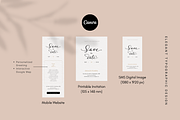 Minimalist Wedding Invitation Suite, a Landing Page Template by batang (Thumbnail 3 of 5)