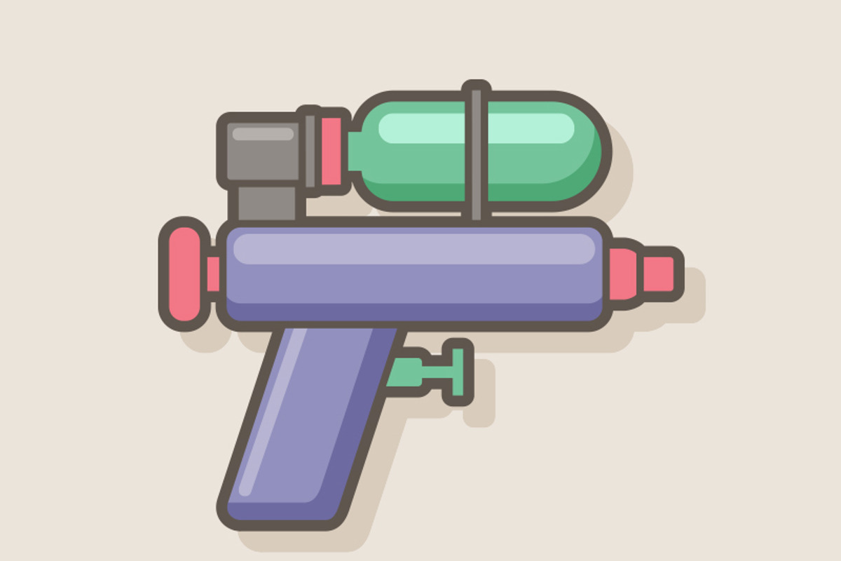 Water Gun, an Illustration by Sunbzy (Photo 5 of 5)