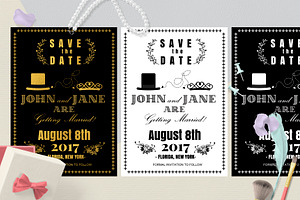 Classsic Save The Date Card