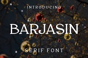 Barjasin, a Serif Font by lelevien