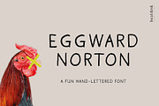 Eggward – A Quick Hand-Lettered Font, a Sans Serif Font by Local Desk Designstudio (Thumbnail 1 of 15)