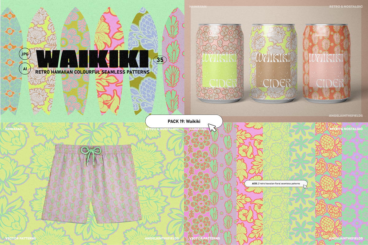Retro Pattern Library 80% OFF, a Pattern Graphic by angelainthefields (Photo 21 of 25)