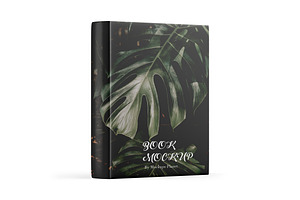 Metallic Hardcover Book Mockup