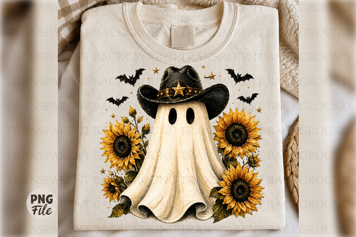Cow Print Ghost Png,Halloween PNG, a Seasonal Illustration by Libby Wishes (Photo 1 of 3)