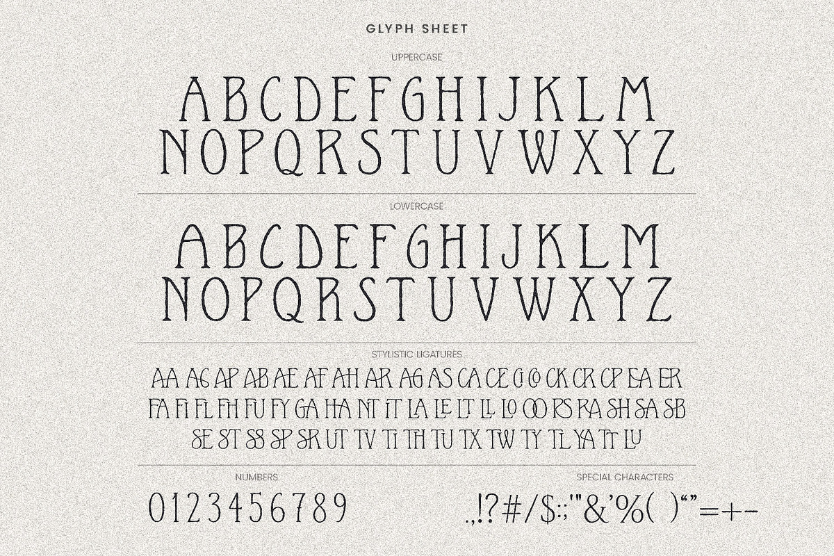 Le Petite Muse Vintage Ligature Font, a Serif Font by AndrewPixelType (Photo 11 of 11)