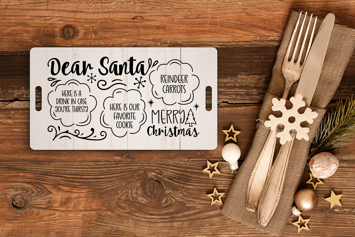Santa Tray SVG Bundle, a Graphic by CraftlabSVG (Photo 7 of 12)