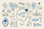 La Dolce Vita Illustrations, an Object Graphic by DesignThatMatters (Thumbnail 1 of 13)