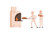Bakers baking bread, buns set, a Person Illustration by Good Studio (Thumbnail 3 of 5)