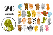 Cute Animals Vector Clipart, an Animal Illustration by Lesya Skripak (Thumbnail 2 of 3)