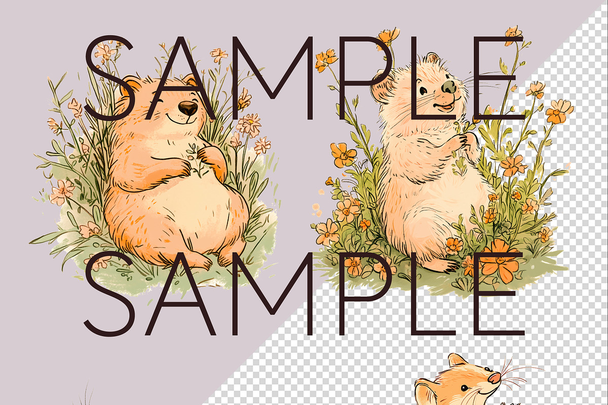 Pastel Australian Animal Clipart, an Animal Illustration by Pawcasso's Portraits (Photo 5 of 7)