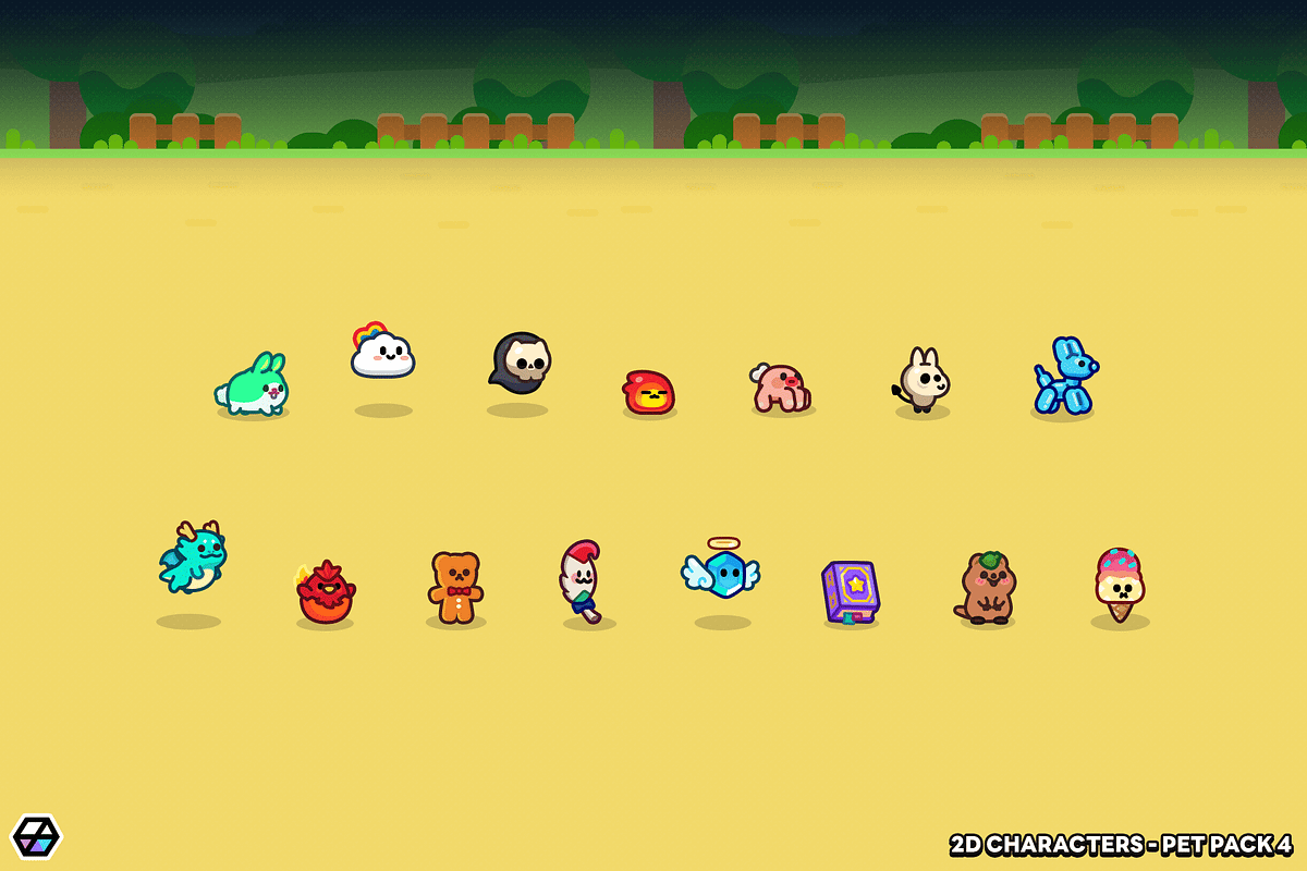 2D Characters - Pet Pack 4, an Animal Illustration by LAYERLAB (Photo 3 of 7)