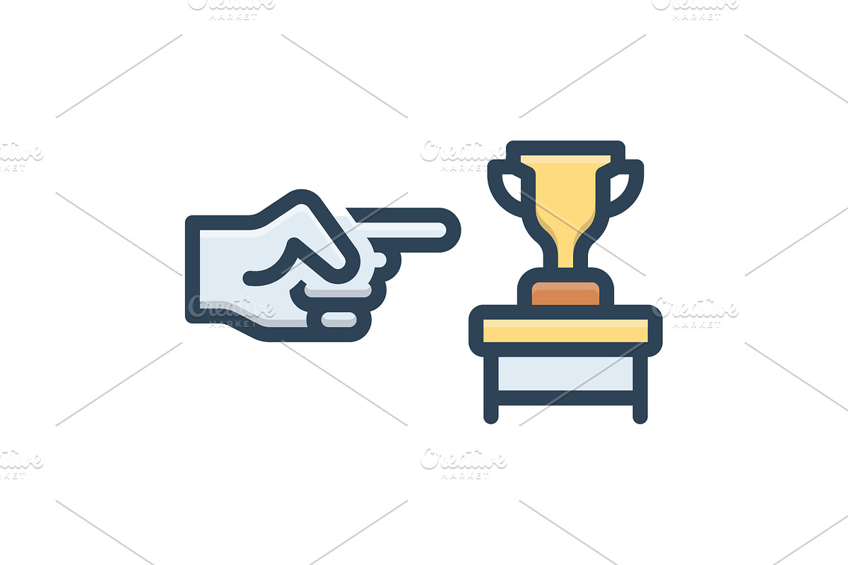 Thats trophy color icon, a Duotone Icon by Creative priyanka