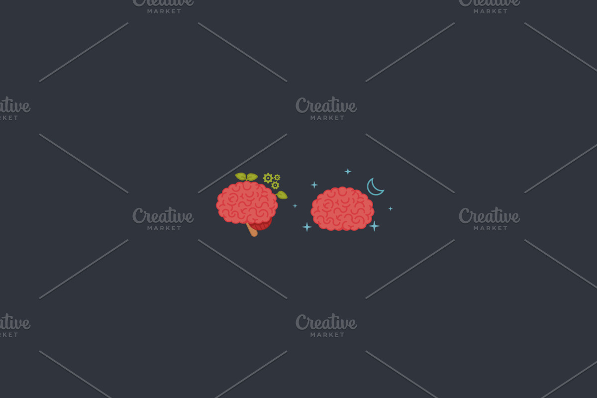 20 x Brain icons preview 3
