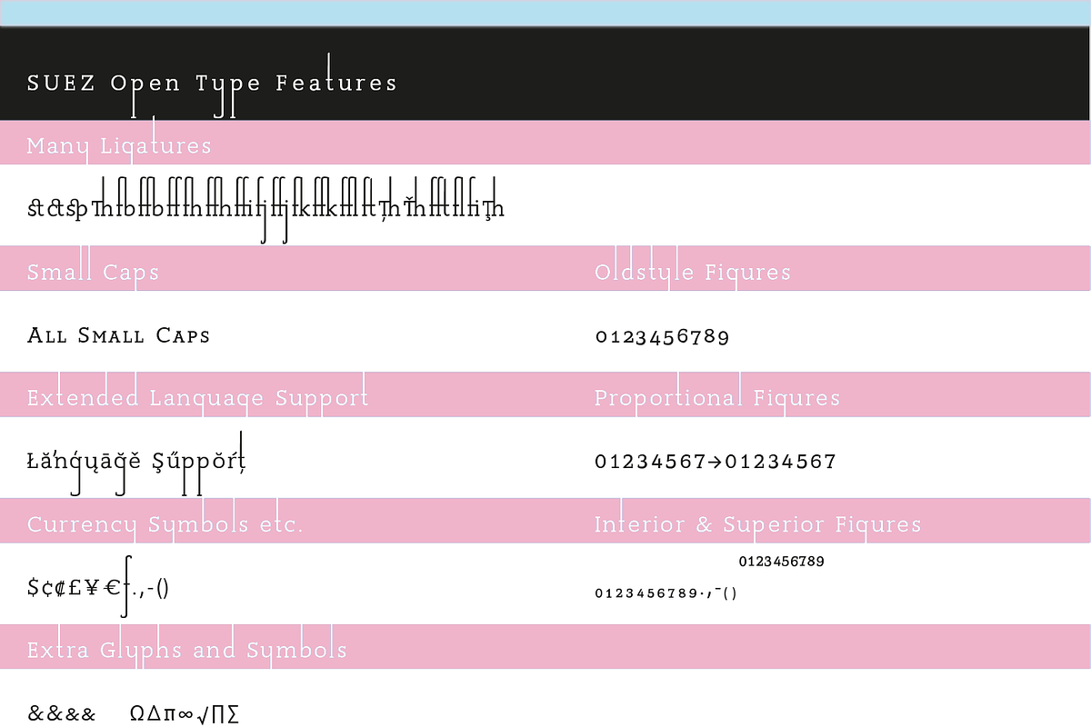 Suez font preview 5