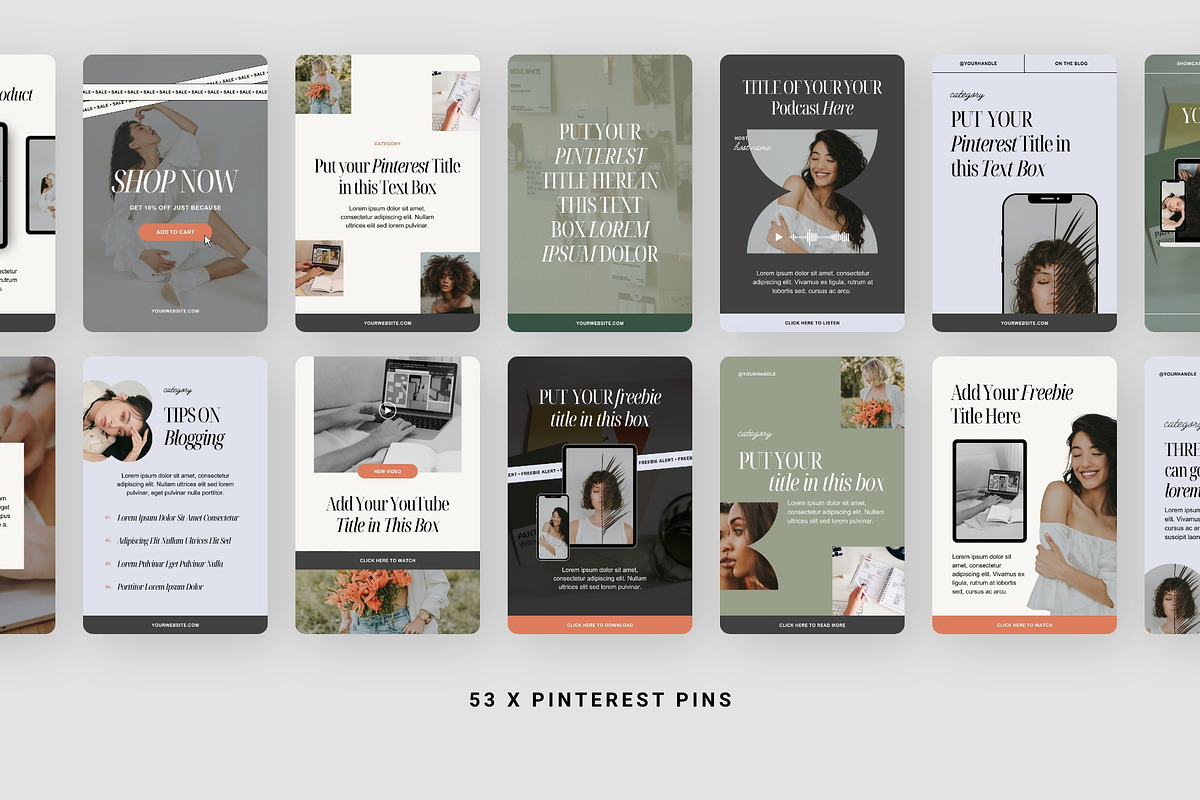 Verano Social Media Templates, a Social Media Template by Big Cat Creative (Photo 6 of 6)