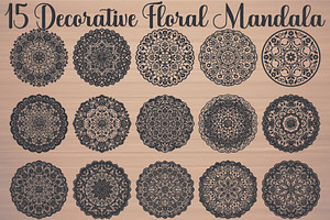 Decorative Floral Mandala