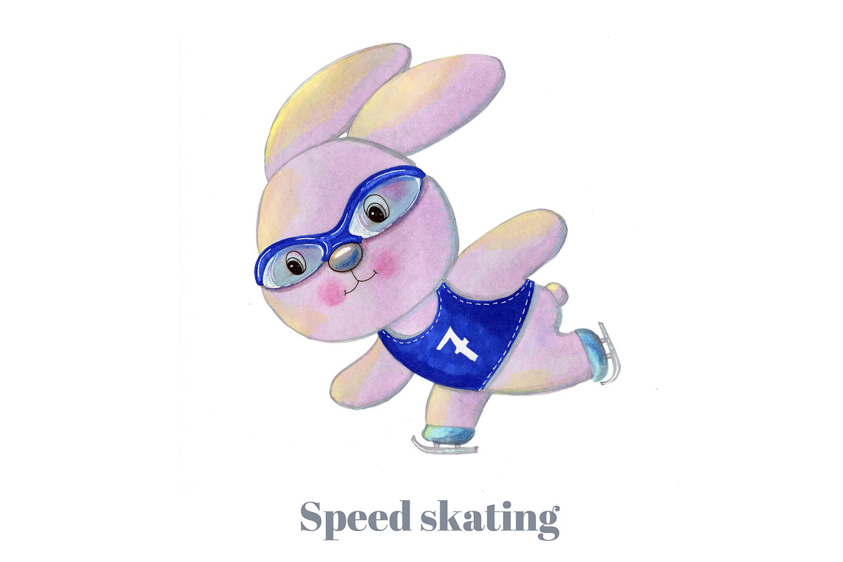 Olympic Games, animal sportsmen, an Animal Illustration by fiolika (Photo 5 of 14)
