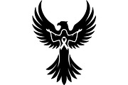 Breast Cancer Angel Eagle SVG, a Seasonal Illustration by balal (Thumbnail 11 of 11)