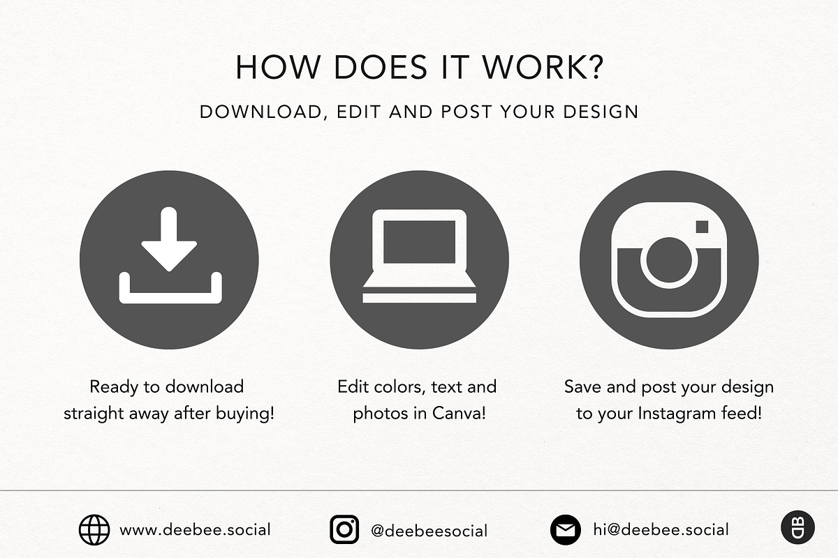Spiritual Instagram Templates Canva, a Social Media Template by DeeBeeDesign (Photo 10 of 10)