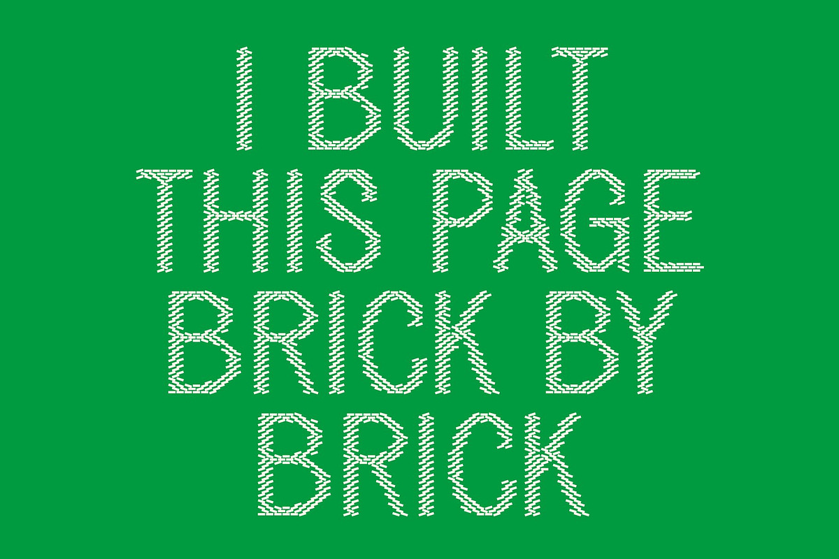 Meditera Bricks, a Sans Serif Font by Craft Supply Co. (Photo 2 of 8)