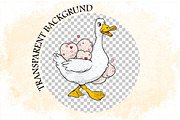 Mama Goose Mother’s Day Clipart Bund, an Illustration by SVGArt (Thumbnail 4 of 9)