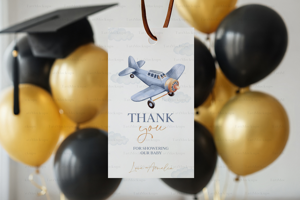 Graduation Hanging Tag Mockup, a Product Mockup by TatiMockup (Photo 4 of 4)