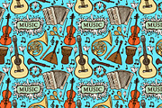Musical Instruments, a Pattern Graphic by HANNA V (Thumbnail 6 of 6)