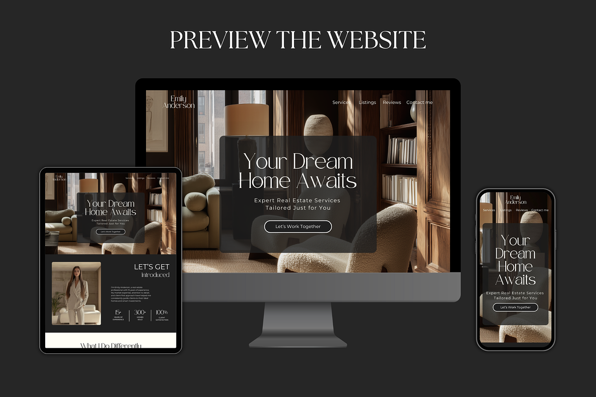 Real Estate Multi-Page Website, an App Template by Meraki Templates (Photo 7 of 9)