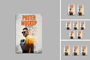 Poster Mockup, an Advertising Mockup by AnasStudio
