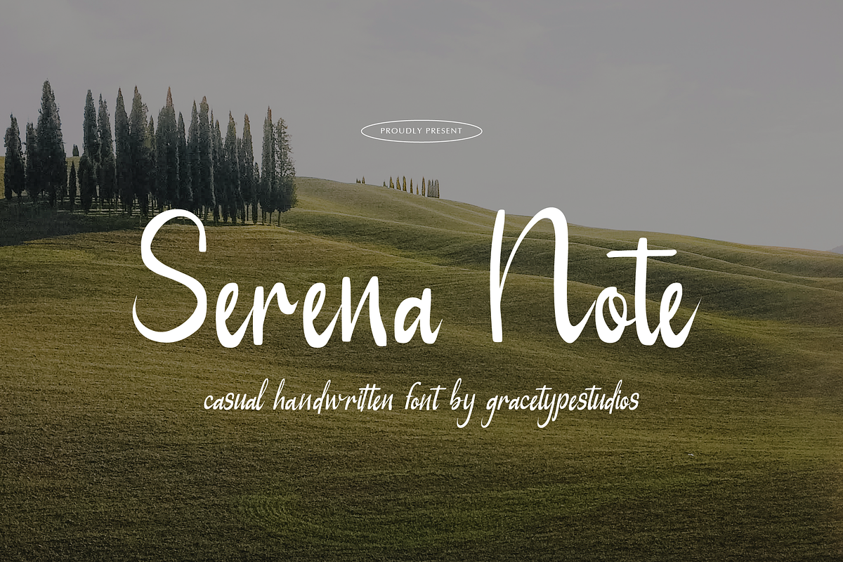 Serena Note Casual Handwritten Font, a Handwritten Font by gracetype_studio (Photo 1 of 12)