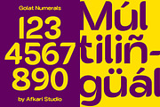 Golat - Modern Sans Serif Display Fo, a Sans Serif Font by Afkari Studio (Thumbnail 9 of 9)